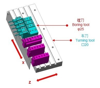Tipo di banda Letto inclinato Macchina di tornitura a tornio CNC FANUC Sj-46p