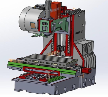 Macchine di fresatura verticale CNC automatiche Vmc650 con sistema di controllo Fanuc